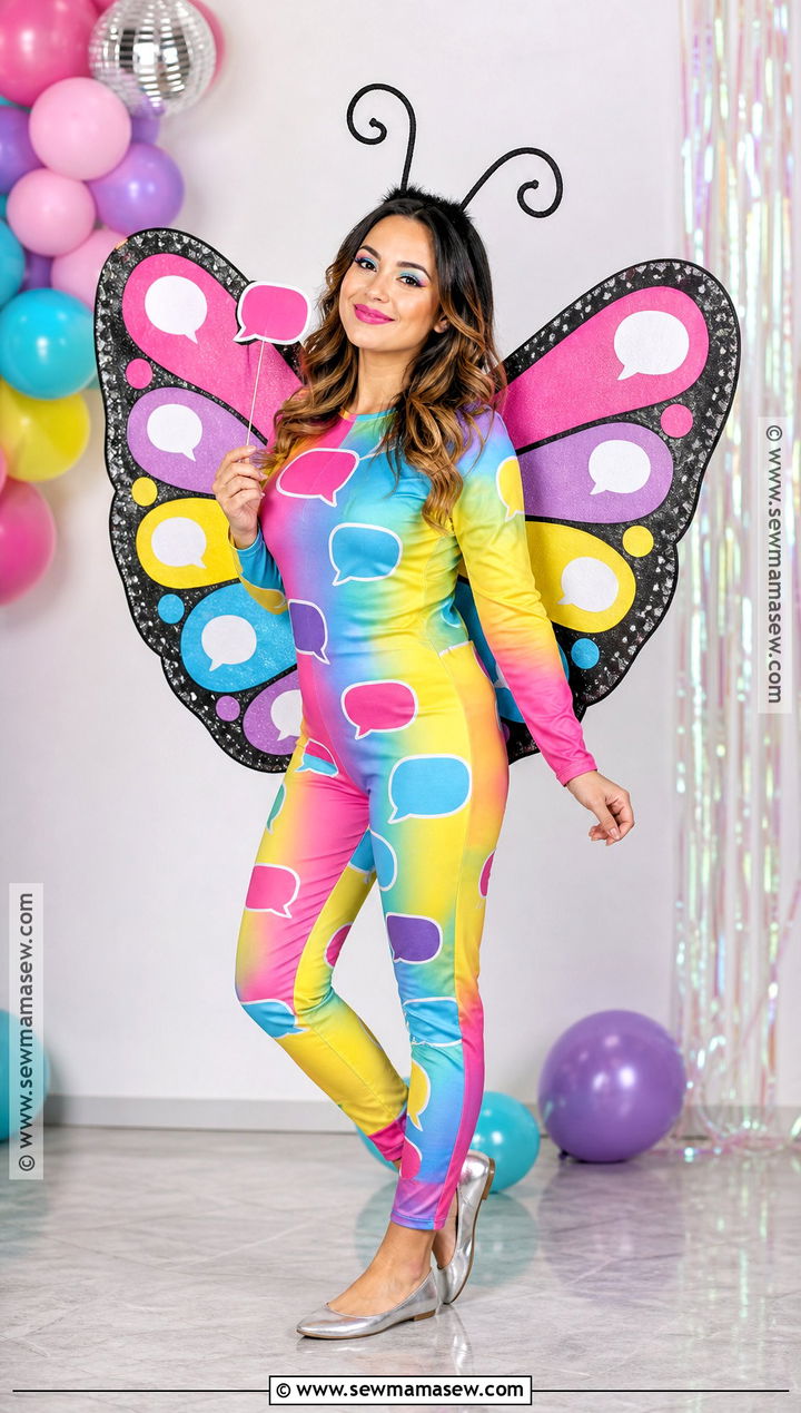 Homemade Social Butterfly Costume - 30 homemade halloween costumes for women