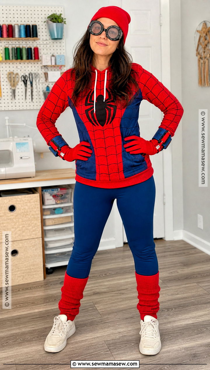 Homemade Spider Man Costume With Goggles - 35 spider man costume ideas for women