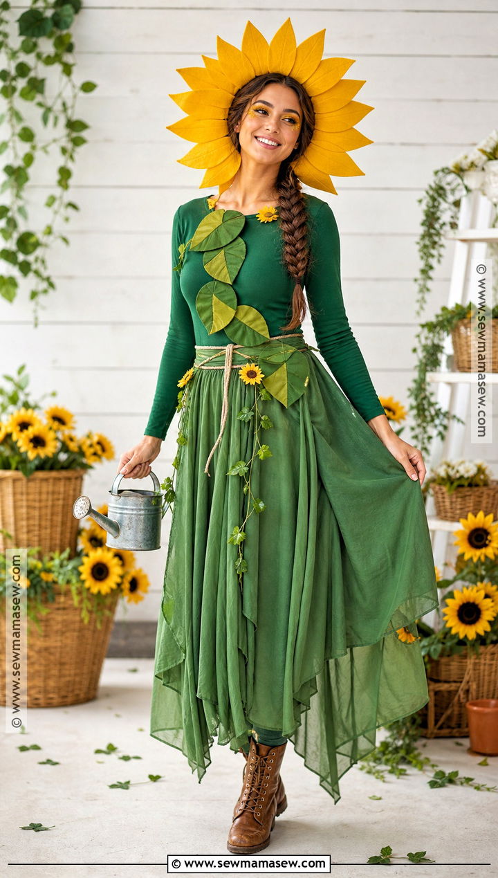Homemade Sunflower Costume - 35 homemade costumes