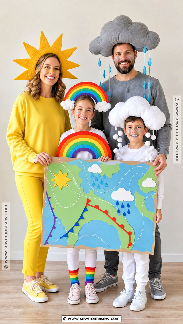 Homemade Weather Family Costume - 30 Homemade Costume Ideas