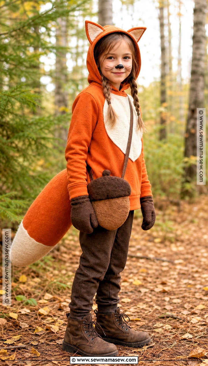 Homemade Woodland Fox Costume - 30 Homemade Costumes for Kids