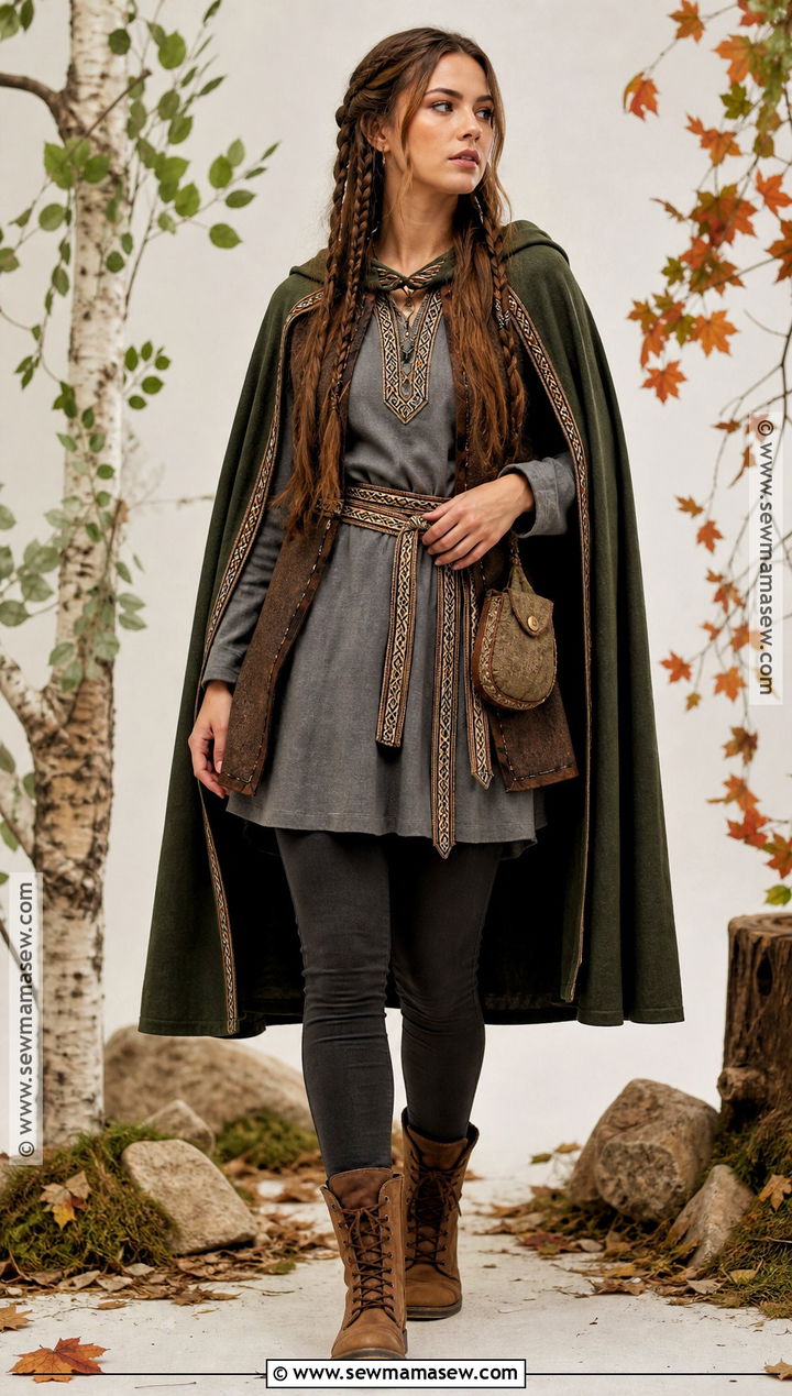 Honeymaren Costume With Forest Tunic - 30 frozen costume ideas