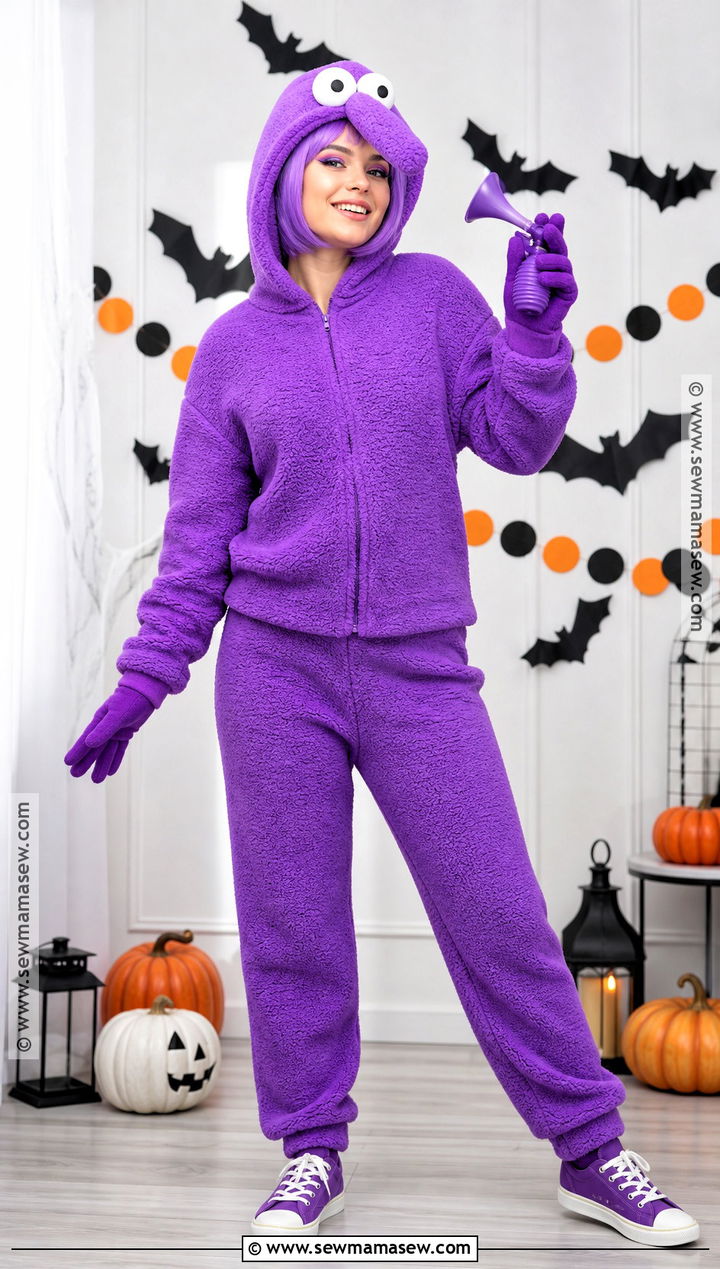 Honker Costume With Colorful Horn Prop - 30 Sesame Street Halloween Costumes