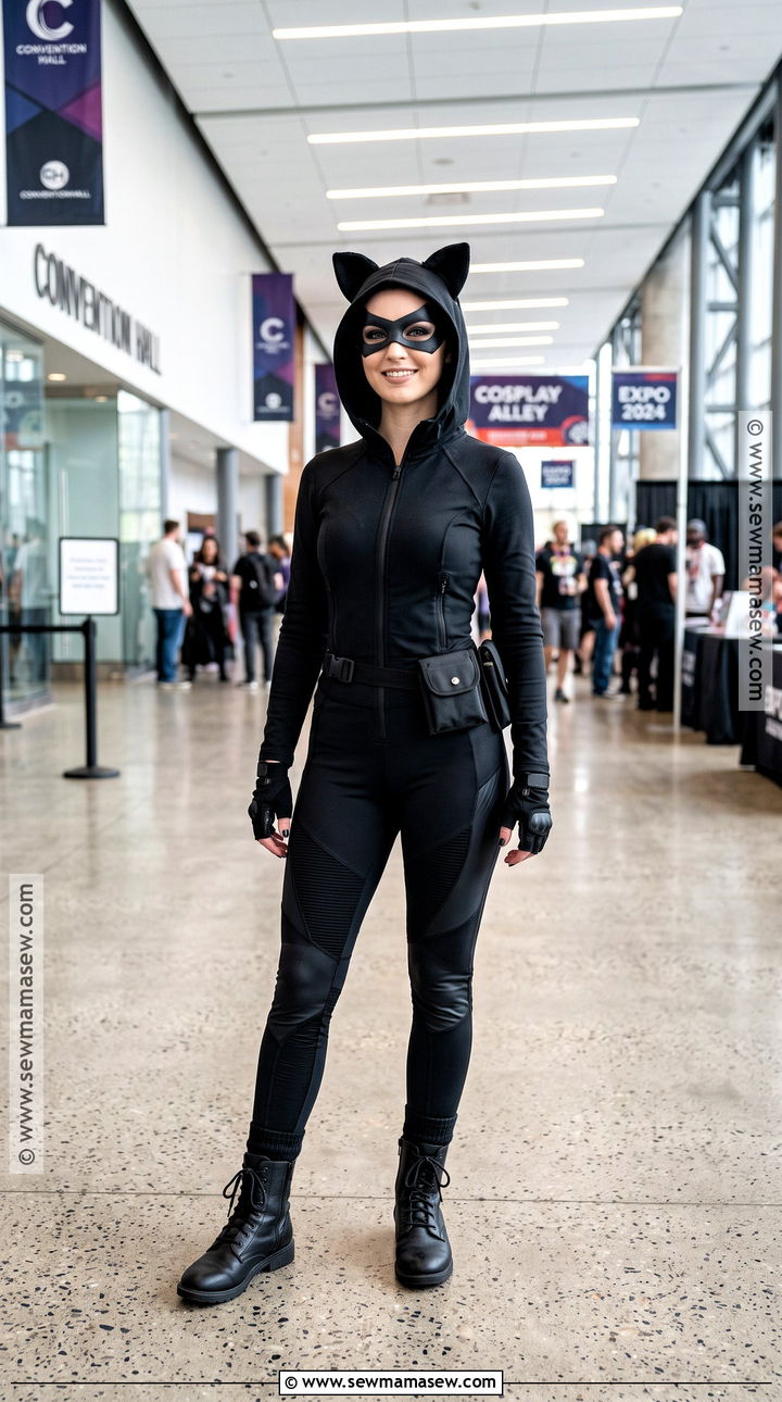 Hooded Catwoman Cosplay - 40 catwoman cosplay ideas