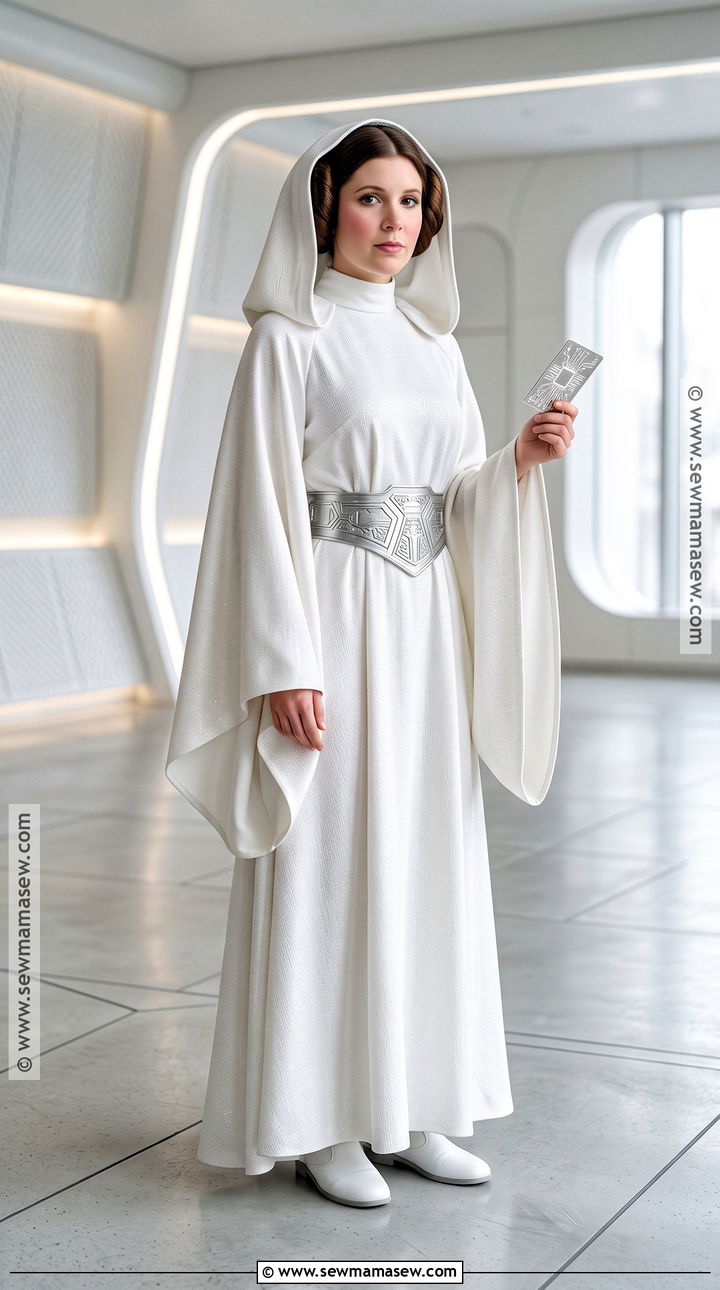 Hooded Princess Leia Gown Costume - 45 princess leia costume ideas