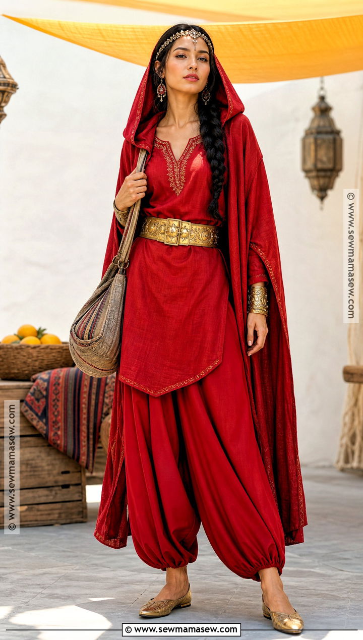Hooded Red Jasmine Costume - 35 red jasmine costume ideas