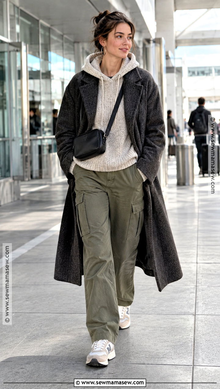 Hooded Sweater With Cargo Pants - 20 cute sweaters for fall