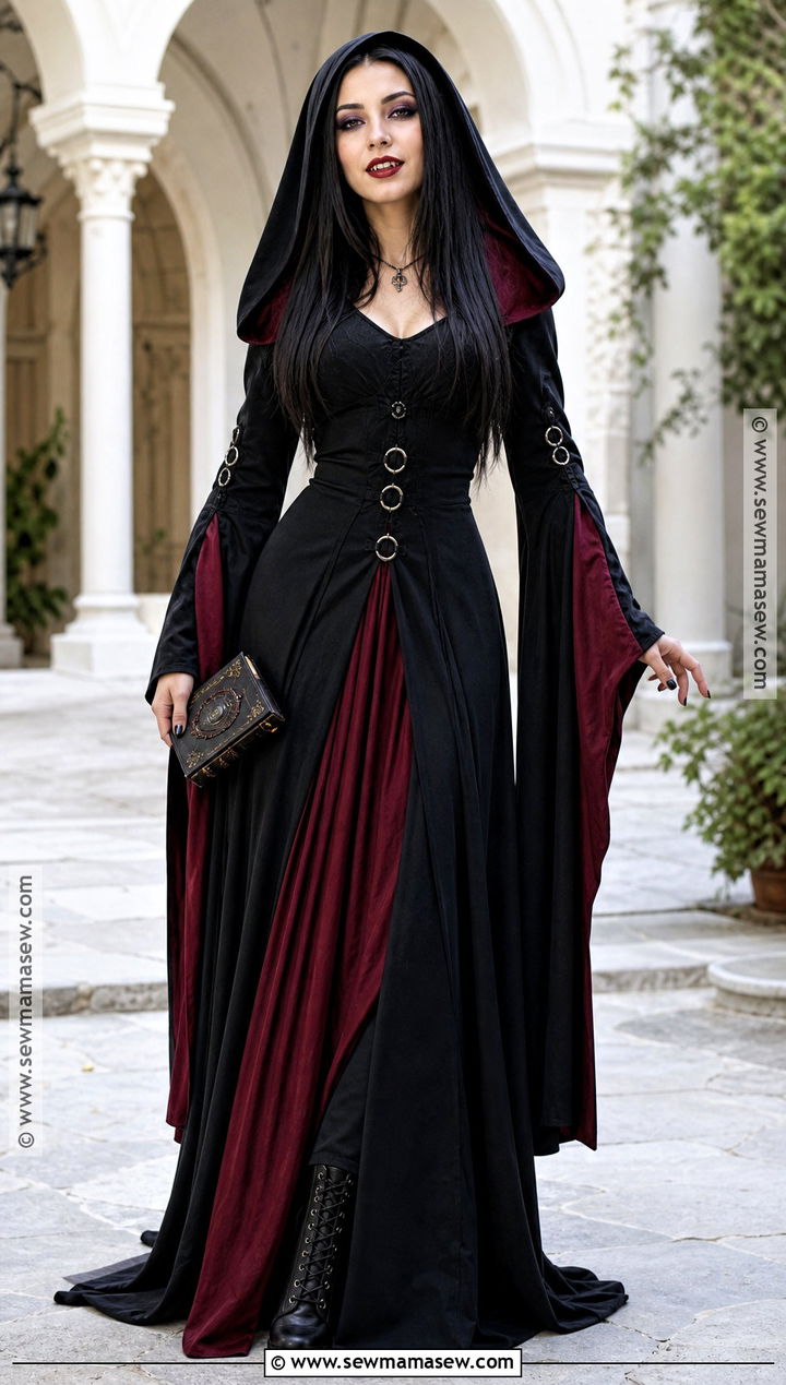 Hooded Vampire Dress - 45 vampire dress ideas