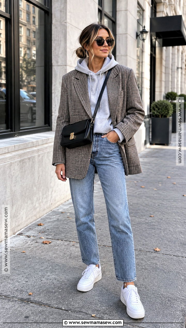 Hoodie And Blazer Fall Outfit - 25 fall outfits 2026 for women