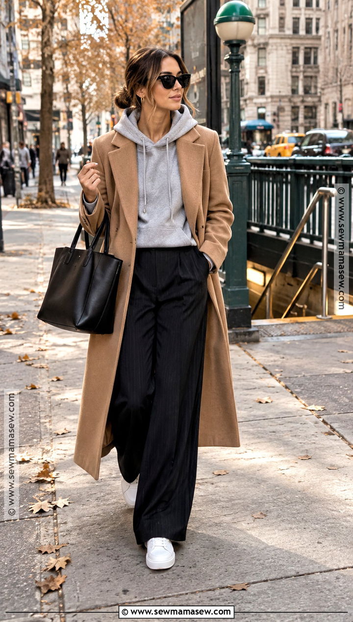 Hoodie And Tailored Trousers Outfit - 15 new york street style fall ideas 2026