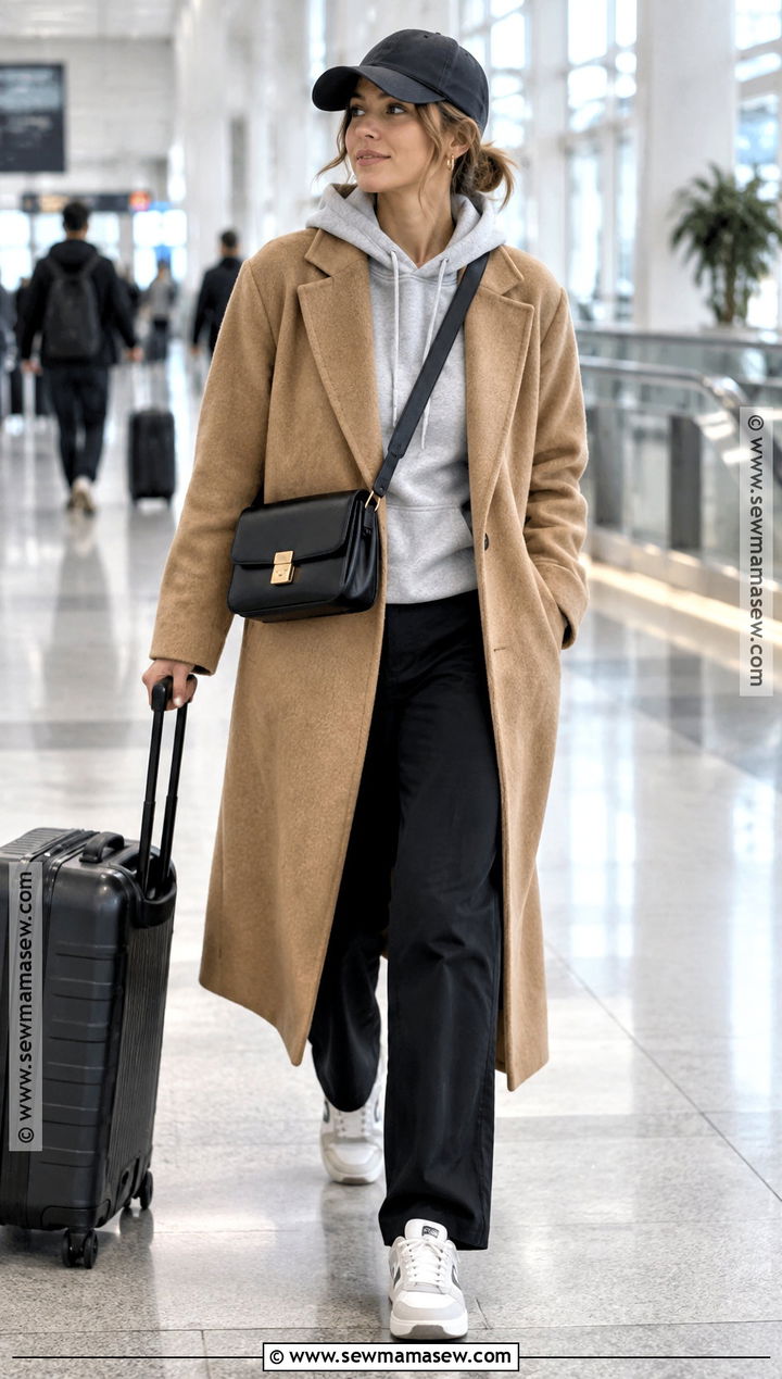 Hoodie And Wool Coat Fall Outfit - 15 Fall 2026 Inspo Outfit Ideas