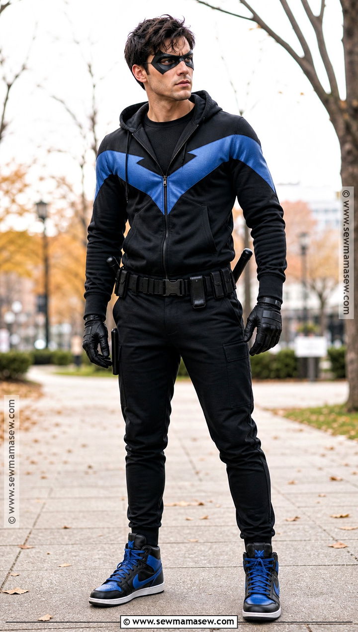 Hoodie Nightwing Costume - 35 night wing costume ideas