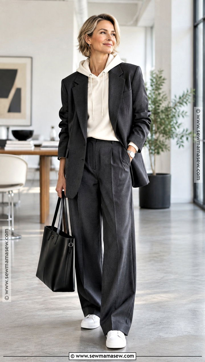 Hoodie With Blazer And Trousers - 25 fall hoodies