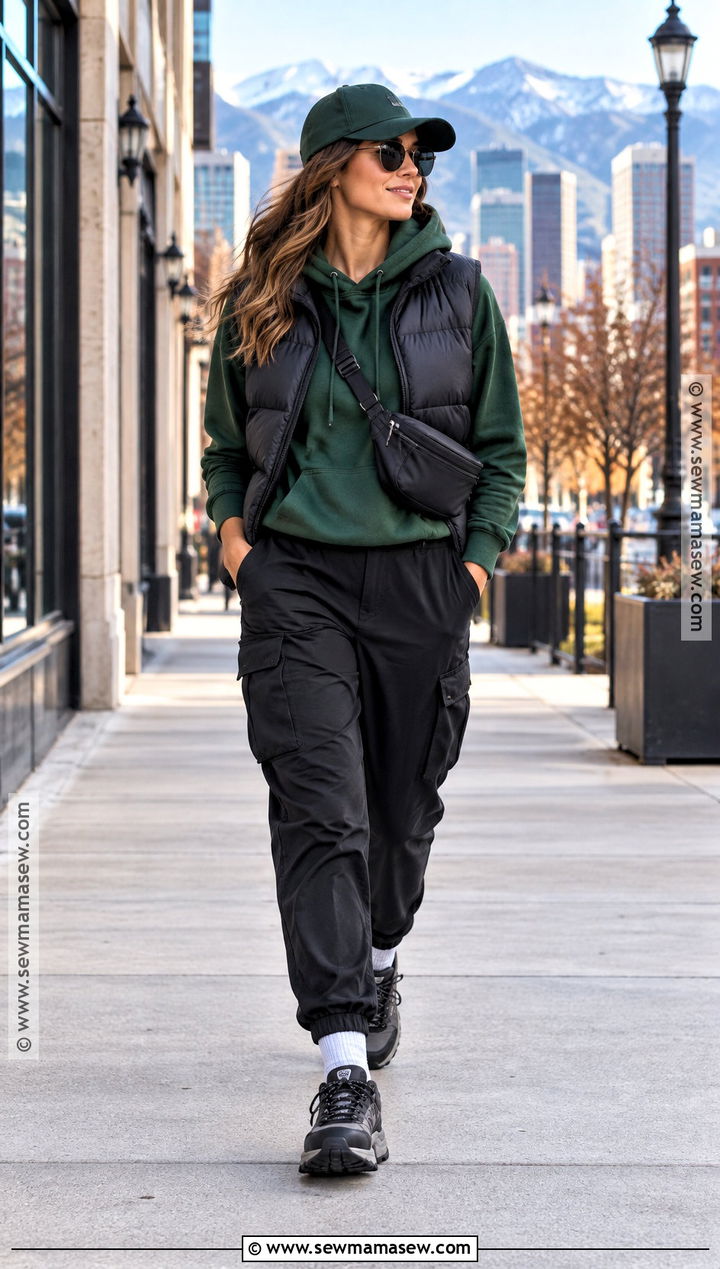 Hoodie With Cargo Pants And Waterproof Sneakers - 15 denver colorado november outfits