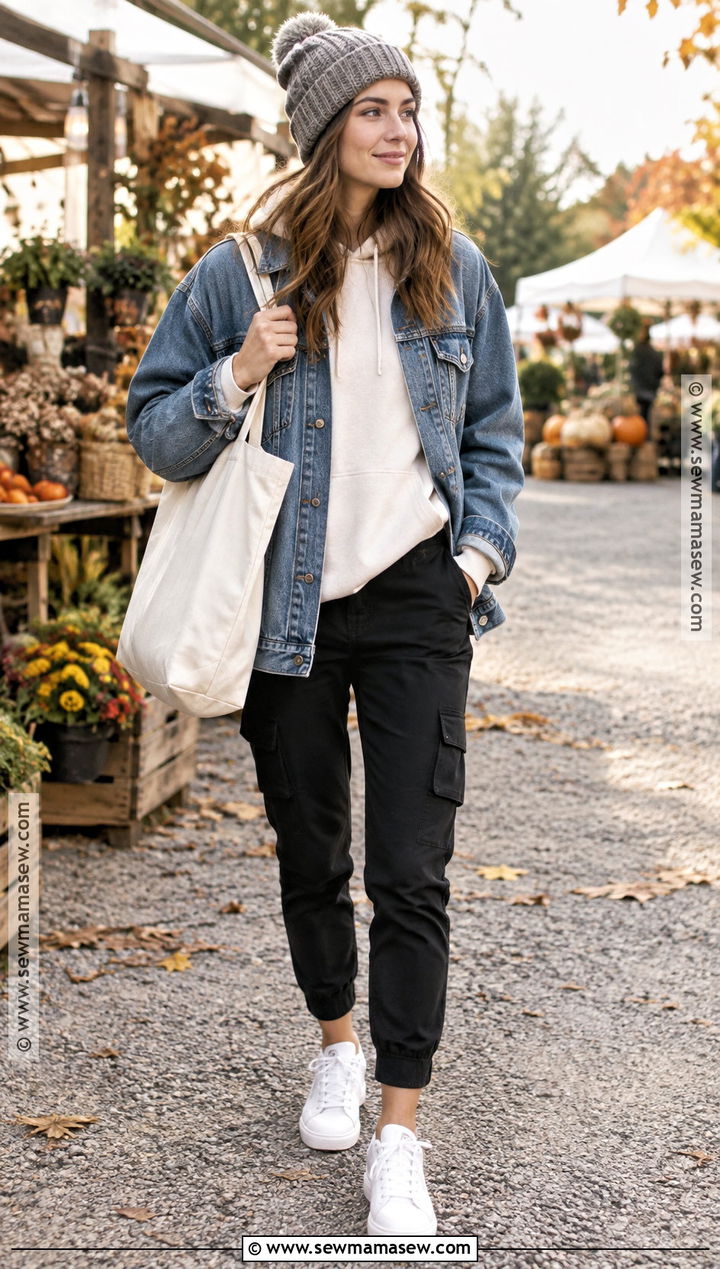 Hoodie With Denim Jacket - 25 fall hoodies