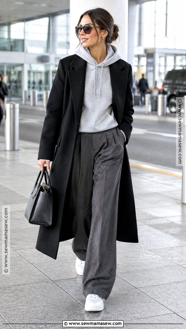 Hoodie and Tailored Trousers Fall Outfit - 15 cute fall 2026 outfits