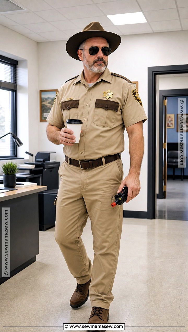 Hopper Sheriff Cosplay - 30 stranger things cosplay ideas