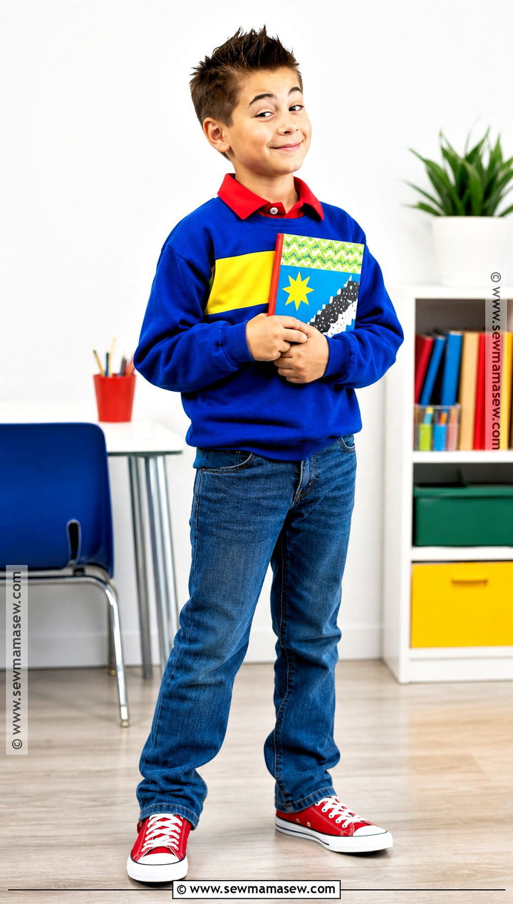 Horrid Henry Costume With Striped Shirt - 30 world book day costumes for boys