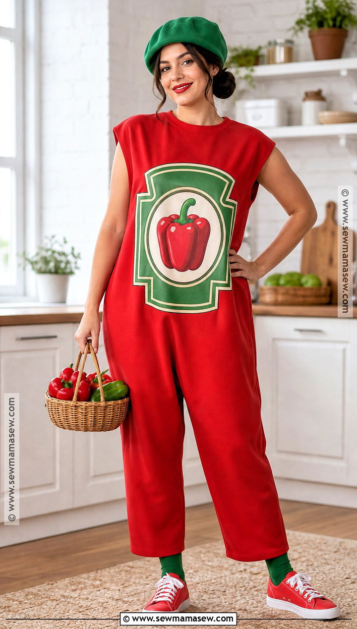 Hot Sauce Bottle Costume - 30 Red Costume Ideas for Women