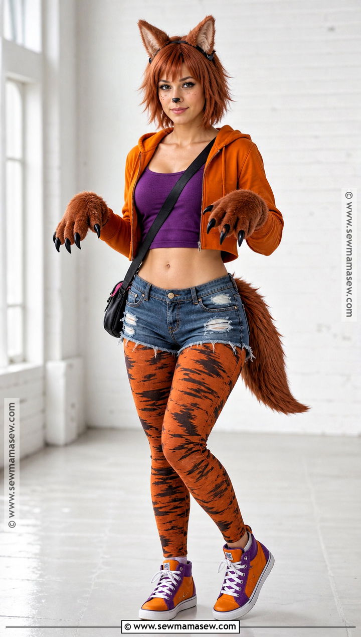 Howleen Wolf Orange Werewolf Costume - 50 monster high halloween costumes