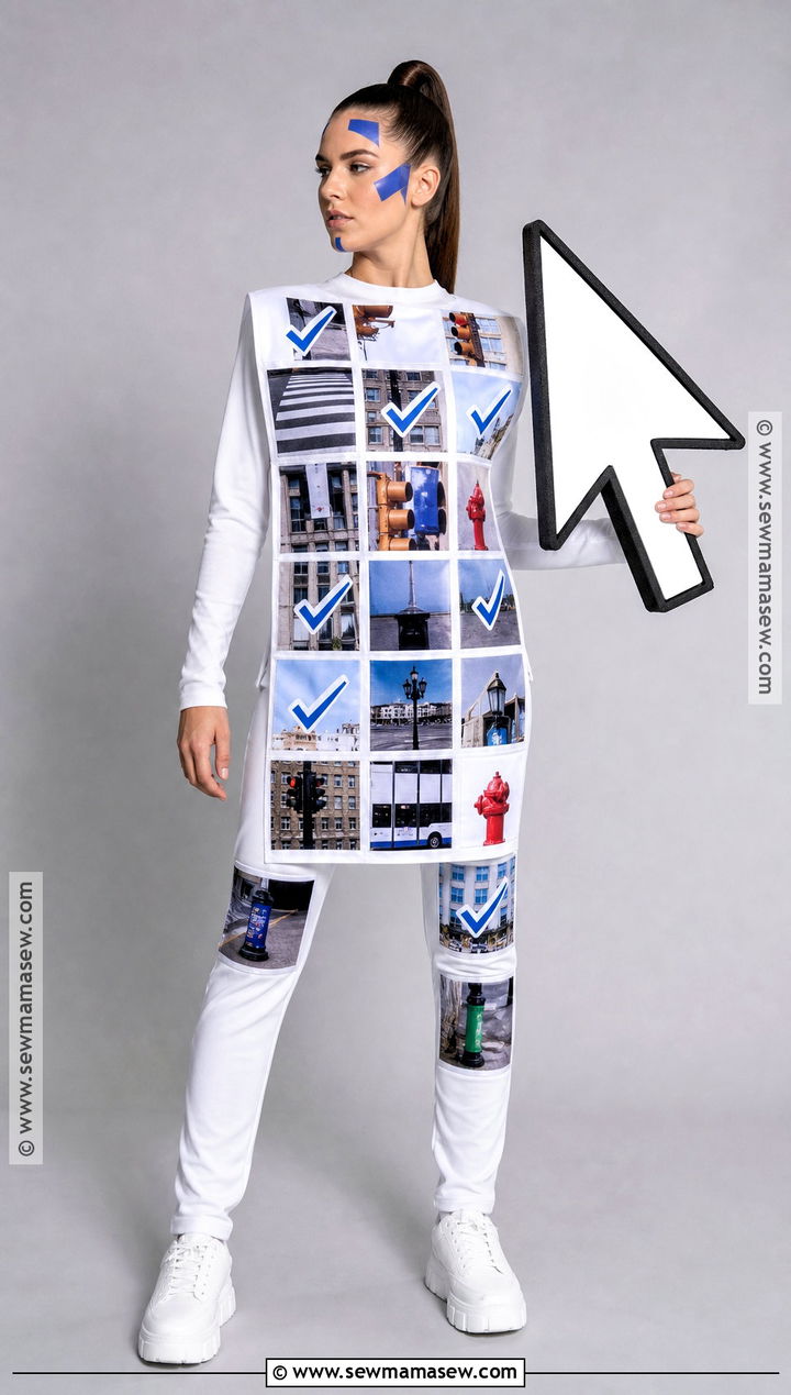 Human CAPTCHA Costume - 50 niche halloween costumes