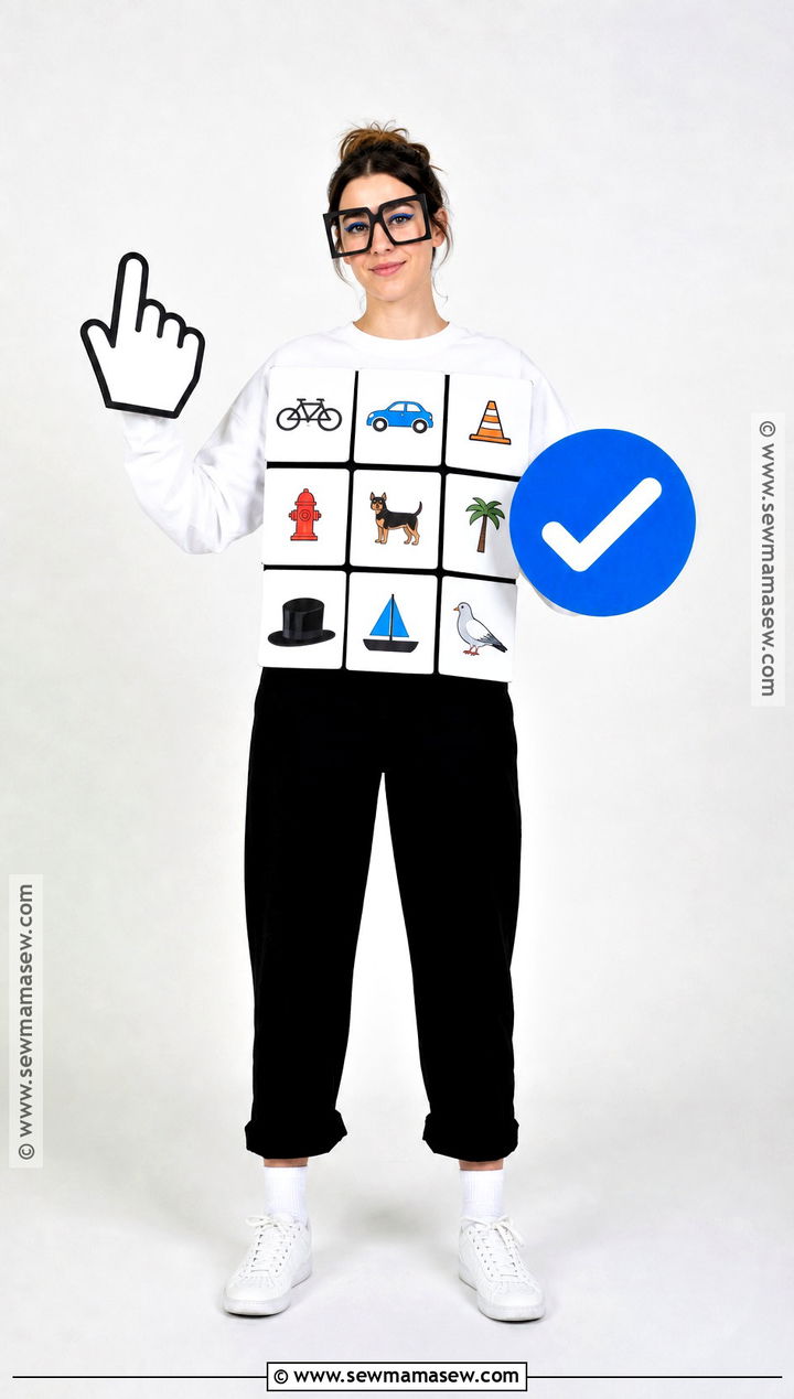Human CAPTCHA Costume - 45 clever halloween costumes