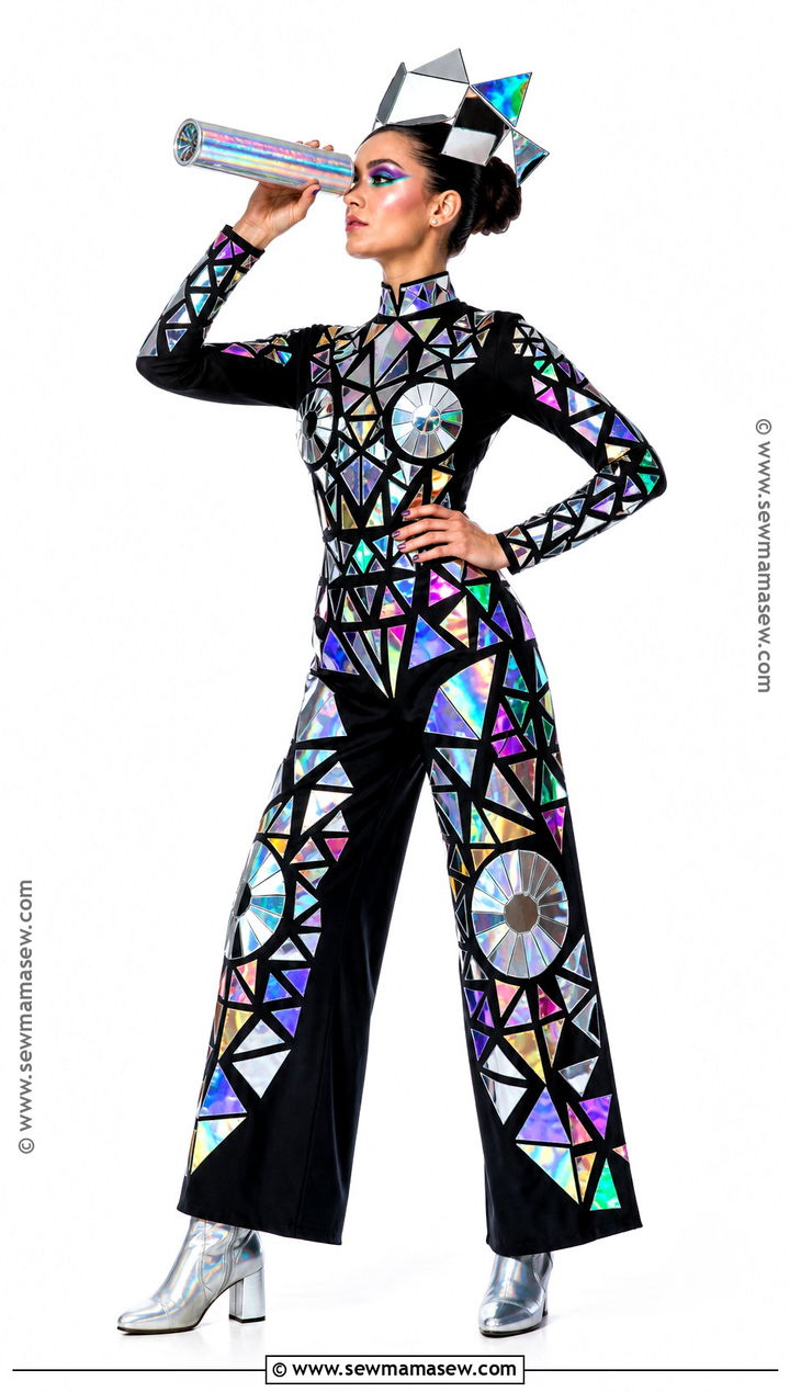 Human Kaleidoscope Costume - 30 original halloween costumes for women
