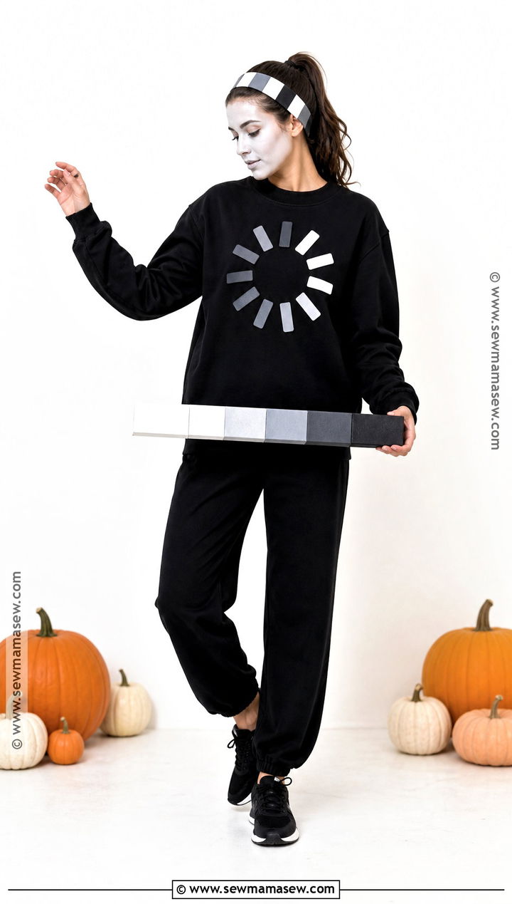 Human Loading Screen Costume - 50 niche halloween costumes