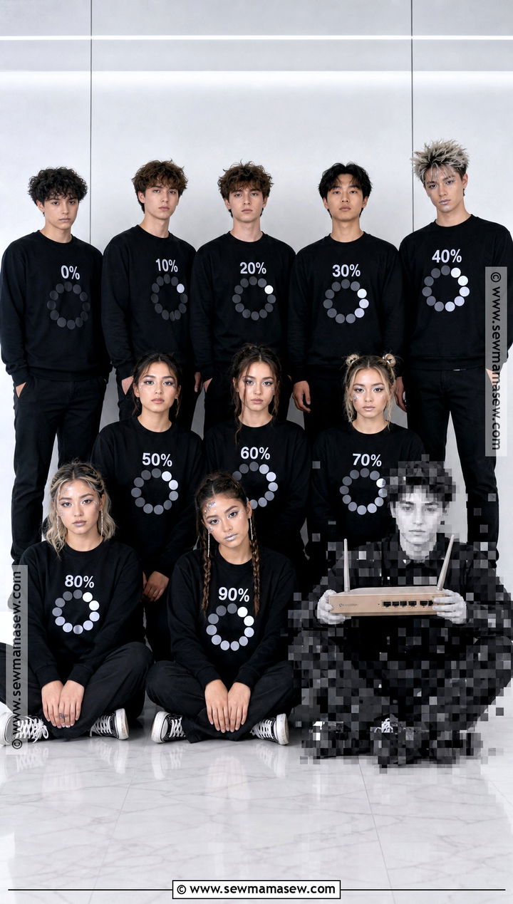 Human Loading Screens Group Costume - 35 Funny Group Halloween Costumes