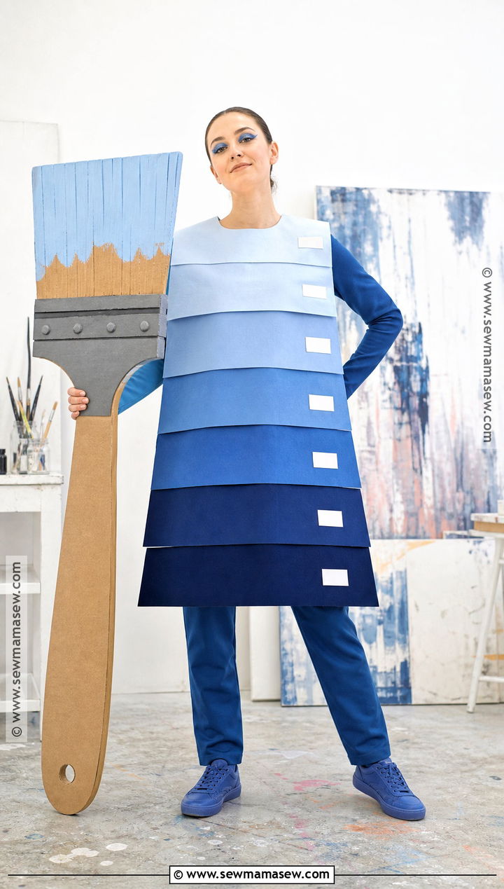 Human Paint Swatch Costume - 40 original halloween costumes