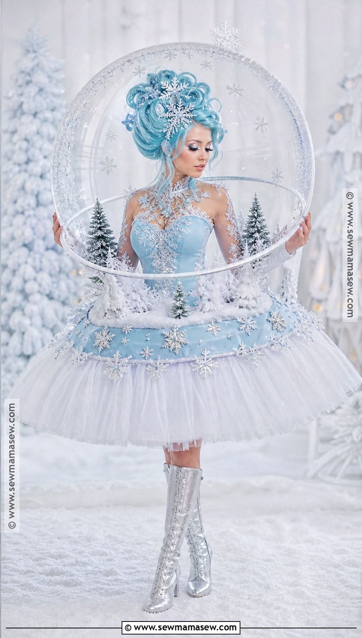 Human Snow Globe Costume - 40 non basic halloween costumes