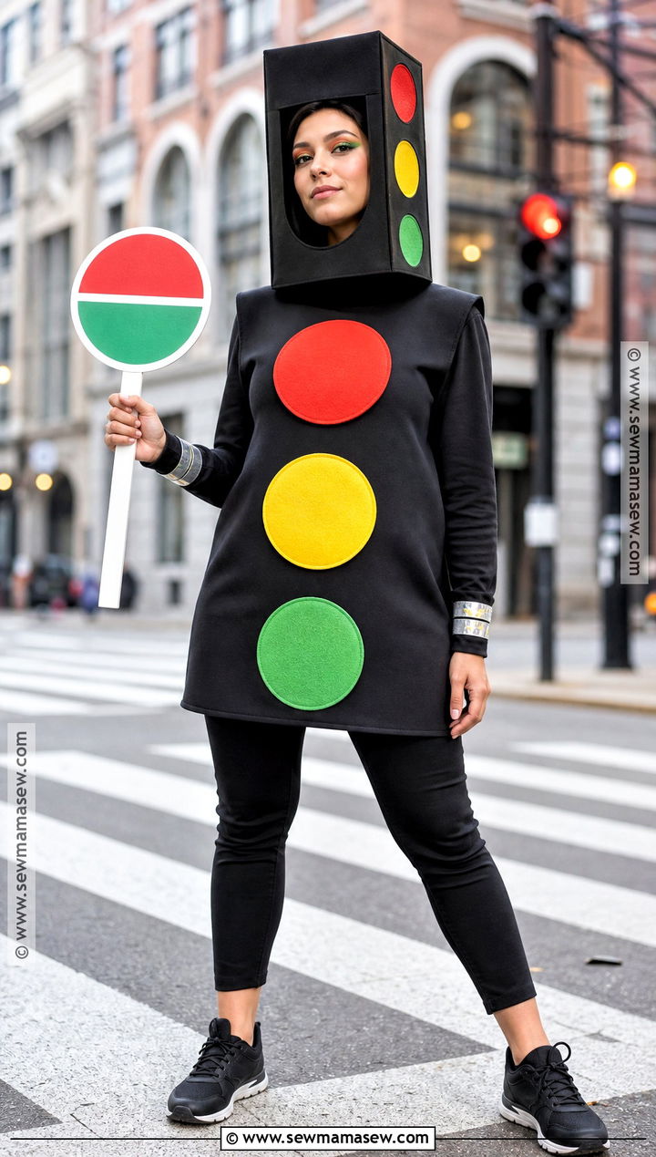Human Traffic Light Costume - 35 creative costumes