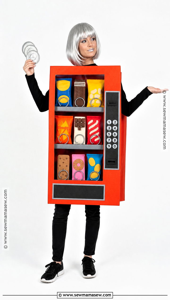 Human Vending Machine Costume - 50 funny costumes