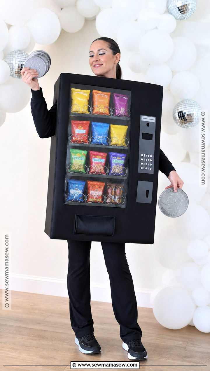 Human Vending Machine Costume - 30 Niche Halloween Costume Ideas