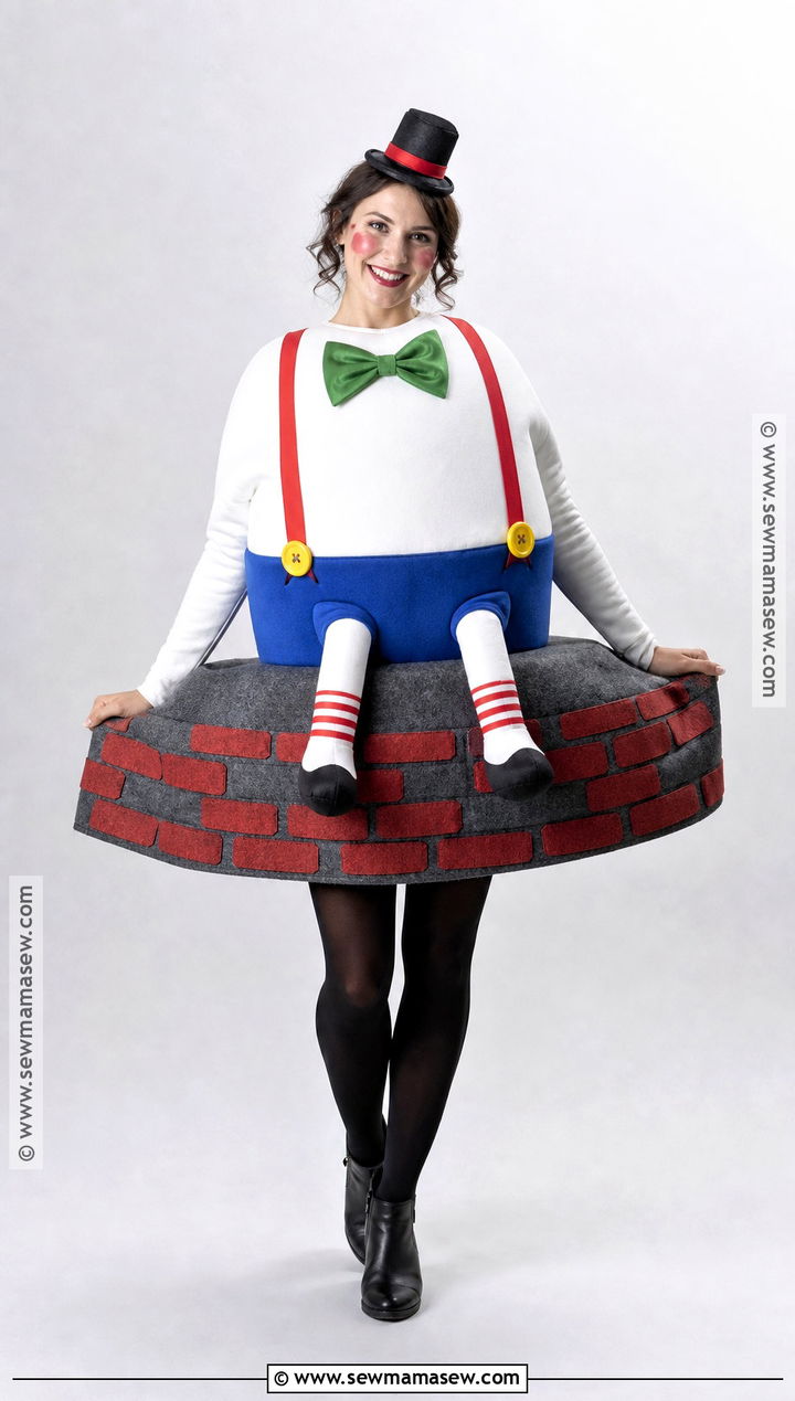 Humpty Dumpty Costume With Brick Wall Skirt - 30 humpty dumpty costume ideas