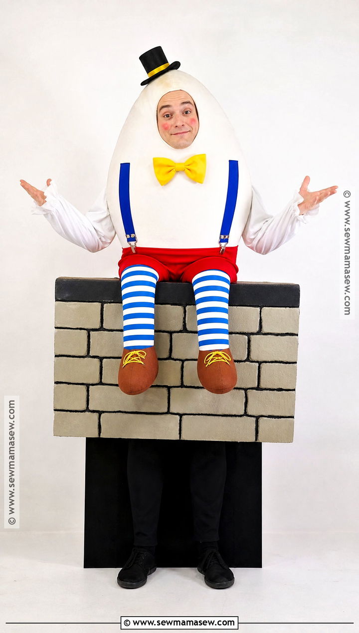 Humpty Dumpty Wall Illusion Costume - 30 humpty dumpty costume ideas