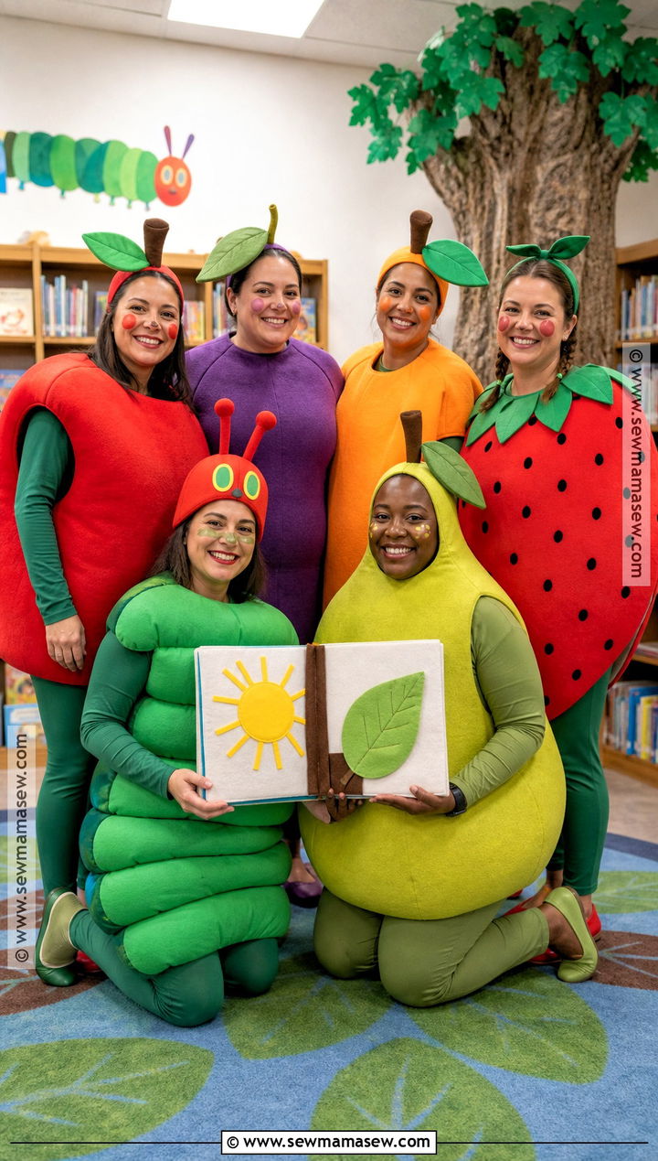 Hungry Caterpillar Staff Costume - 30 School Staff Halloween Costume Ideas