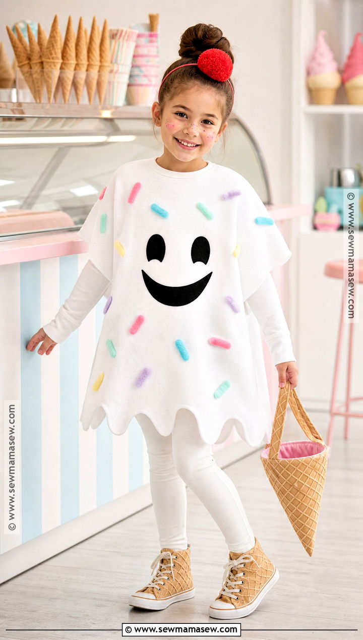 Ice Cream Ghost Costume - 35 ghost costume ideas for kids