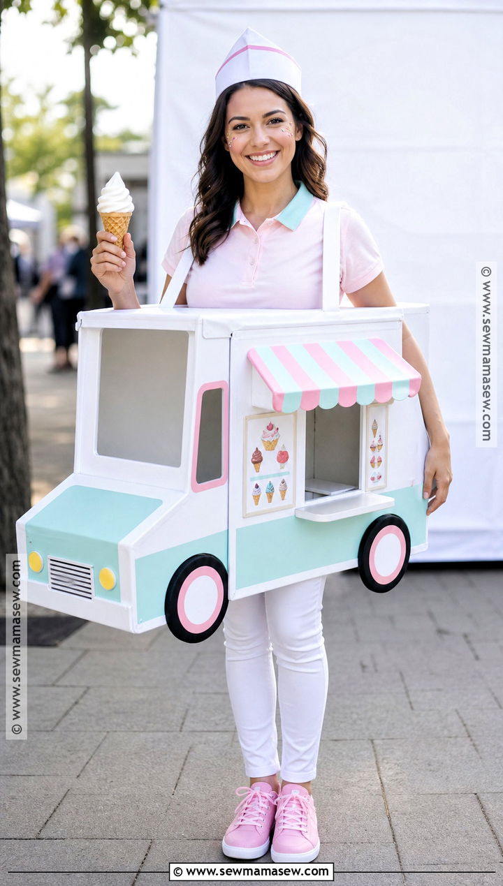 Ice Cream Truck Car Costume - 30 car costume ideas