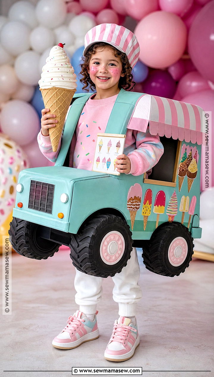 Ice Cream Truck Monster Truck Costume - 30 monster truck costume ideas