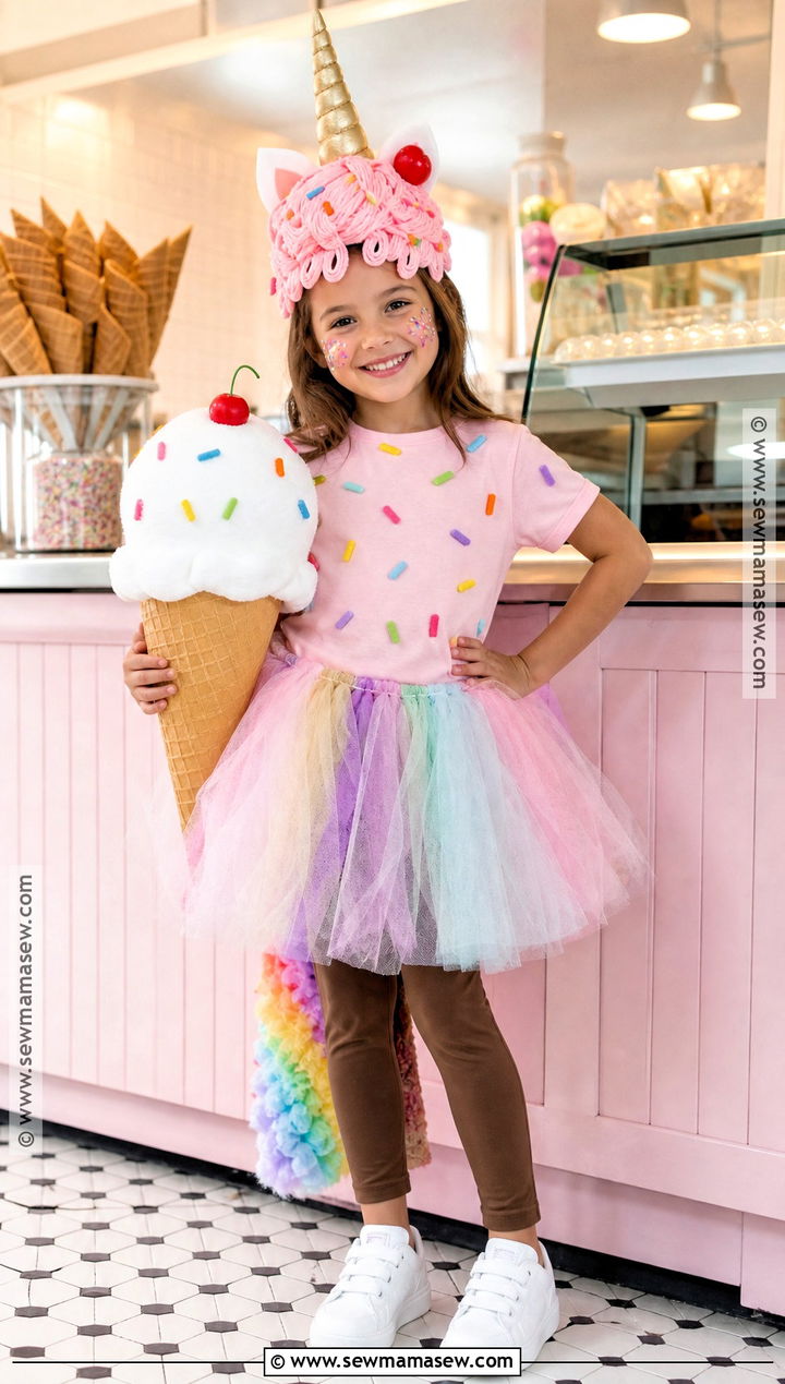 Ice Cream Unicorn Costume - 30 unicorn costume ideas for kids