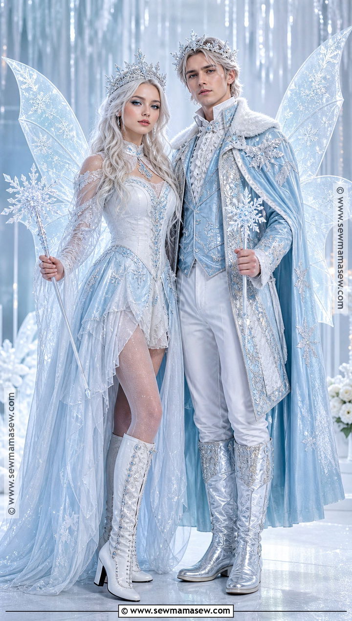 Ice Fairy Couple Costume - 30 fairy couple costume ideas
