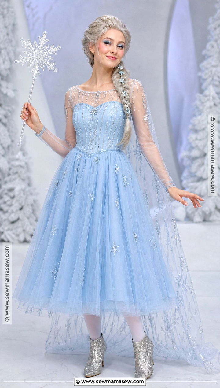 Ice Princess Doll Costume - 40 doll costume ideas