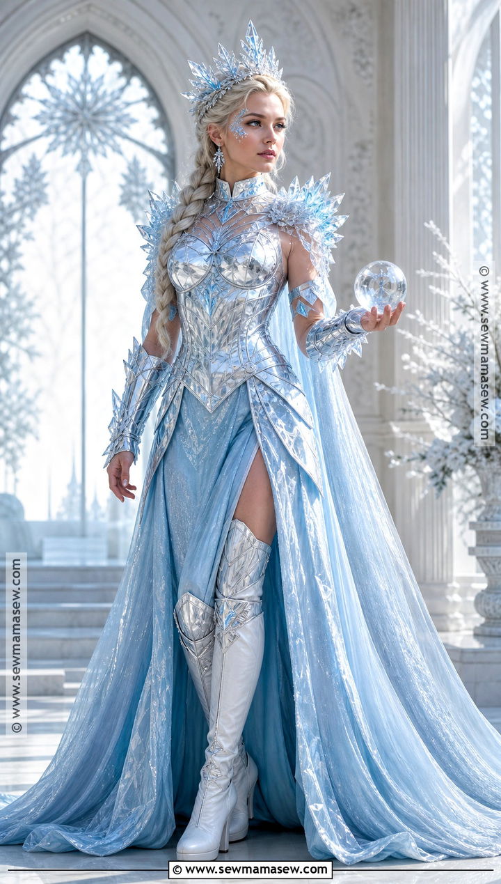 Ice Queen Crystal Armor Cosplay - 30 Cosplay Armor Ideas