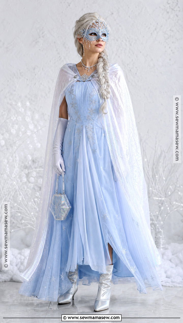 Ice Queen Halloween Mask Costume - 40 halloween mask ideas