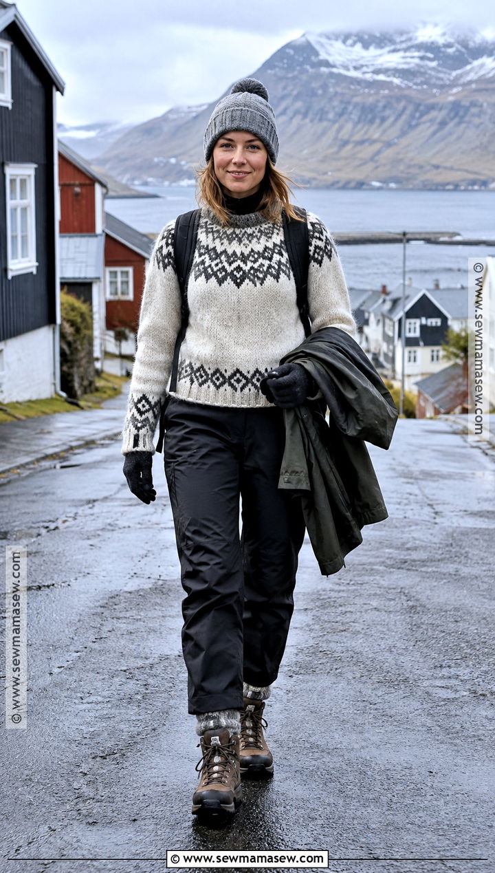 Iceland October Icelandic Sweater Outfit - 15 Outfits For Iceland In October