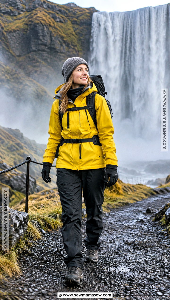 Iceland October Waterfall Outfit - 15 Outfits For Iceland In October