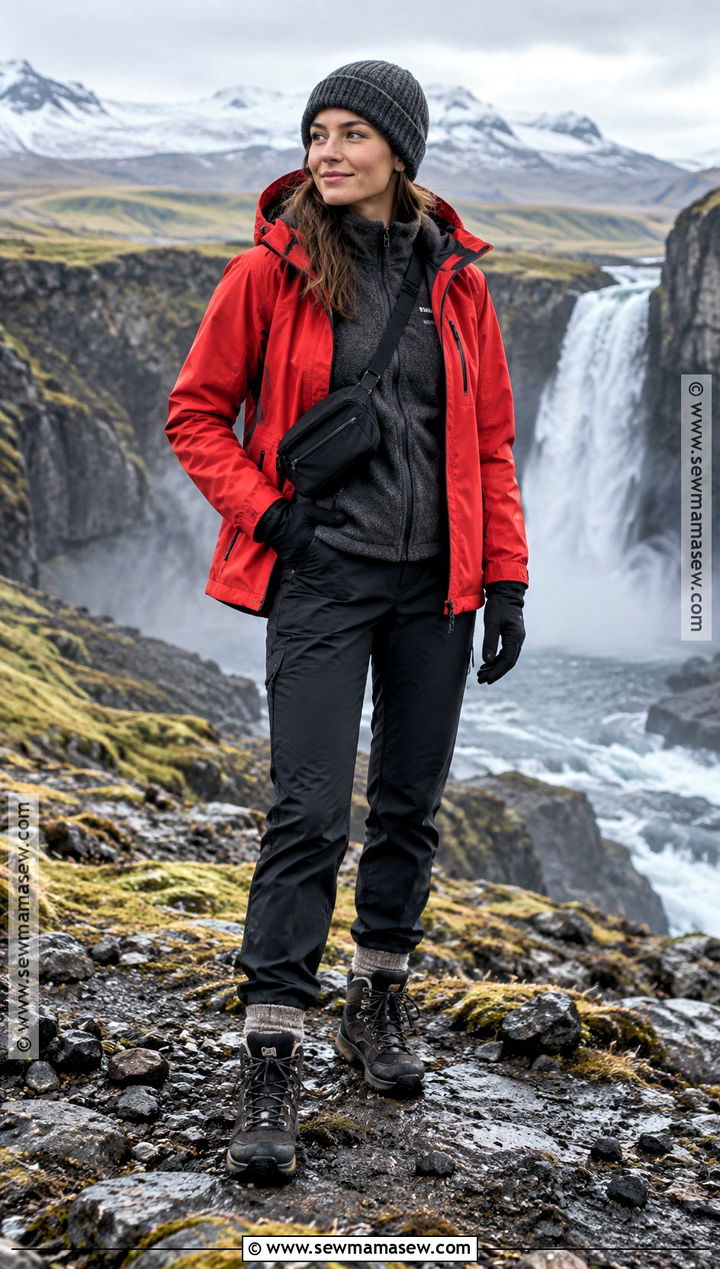 Iceland October Waterproof Jacket Outfit - 15 Outfits For Iceland In October