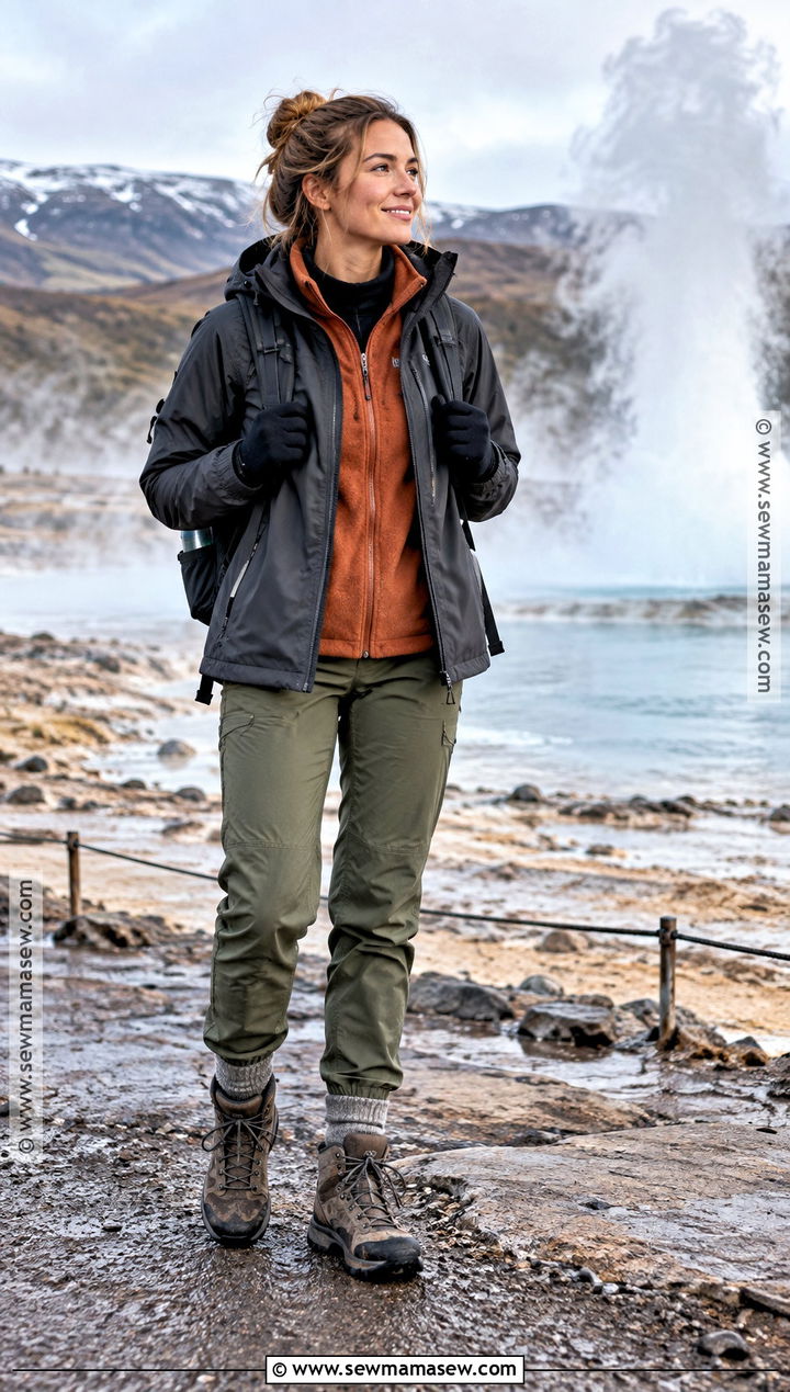 Iceland September Golden Circle Fleece And Joggers Outfit - 15 iceland september outfit ideas