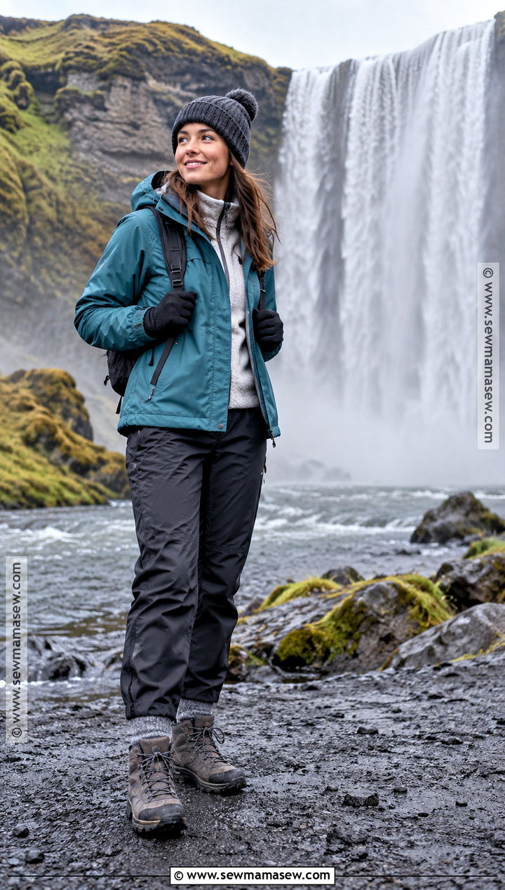 Iceland September South Coast Rain Jacket And Rain Pants Outfit - 15 iceland september outfit ideas